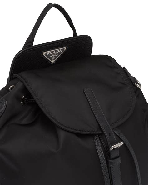 prada tessuto saffiano nylon fabric backpack|Prada handbags.